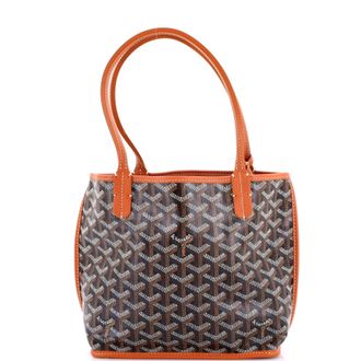 Goyard Anjou Reversible Tote Coated Canvas Mini