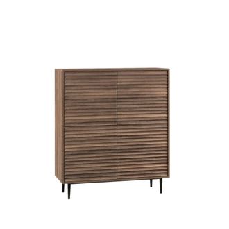Klast Aparador alto efecto madera nogal 100 cm x 118 cm