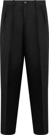 Nine In The Morning Elegante Stoffen Broek - Heren - Straight fit broeken - Zwart - L - Wol - Broeken