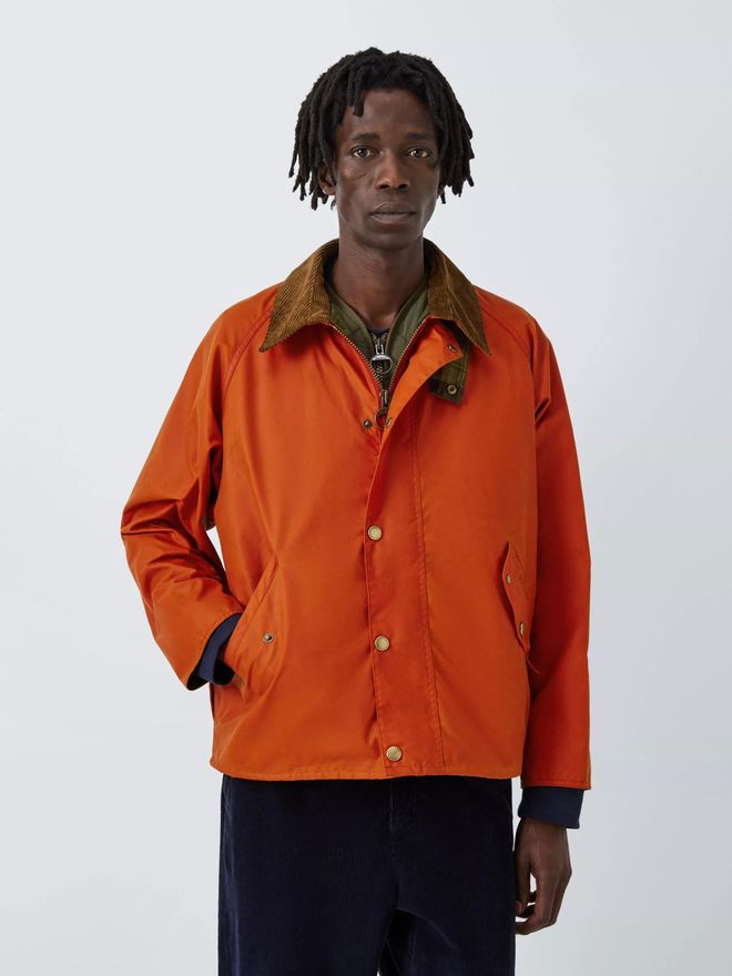 Barbour duke jacket Orange online