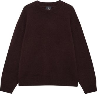 Anine Bing Lee Crew Sweater - Deep Brown
