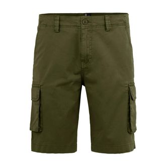 Bomboogie Bermuda Regular in Gabardine - Heren - Korte broeken - Groen - Maat: W36 Gabardine
