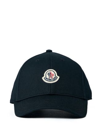 Moncler logo-motif baseball cap - Zwart