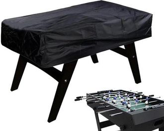 OEM Funda Muebles Jard&iacute;n, Impermeable, Duradero, Tela Oxford 210d, 163x115x48cm, Protector Mesa Resistente Rayos Uv, Mantel F&uacute;tbol Resistente, Negro
