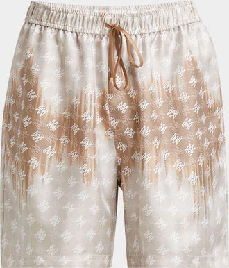 Amiri Mens MA Quad Bleached Shorts