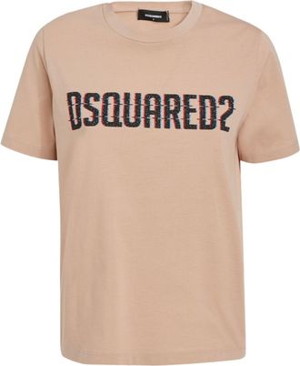 Dsquared2 T-shirt con stampa - Toni neutri