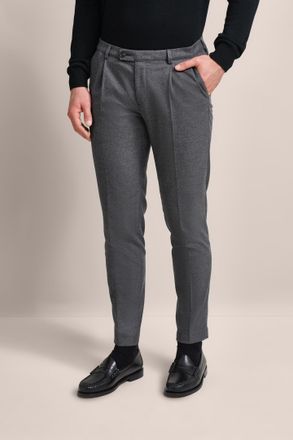 Bugatti Bundfaltenhose mit Modern-Flanell-Soft-Touch