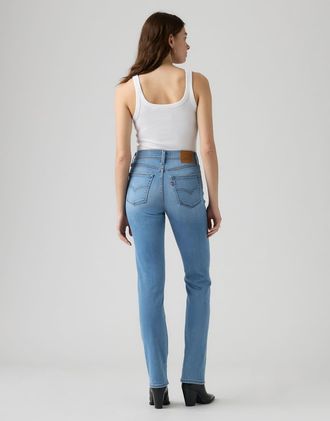 Levi's 722 jeans slim a vita alta blu