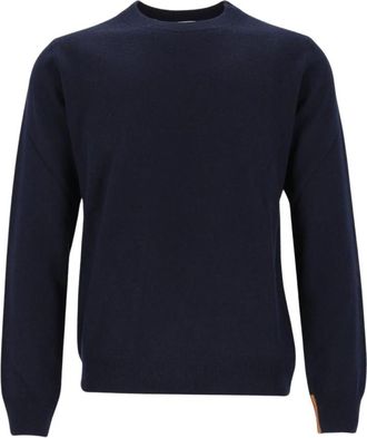 Paul Smith Cashmere Crew-Neck Sweater - Heren - Cashmere truien - Blauw - XL - Kasjmier - Truien & Vesten