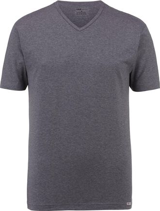 Isa V-Shirt ISA BODYWEAR 313124 Kurzarm - Comfort Line, Herren, Gr. XXL, grau (granit), Jersey, Obermaterial: 95% Baumwolle, 5% Elasthan, V-Ausschnitt, Sh