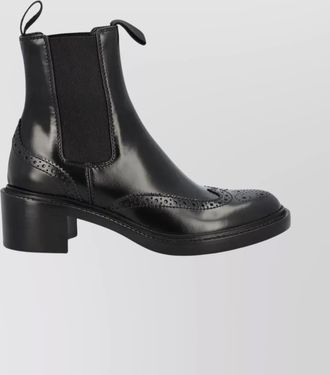 Saint Laurent leather chelsea boots