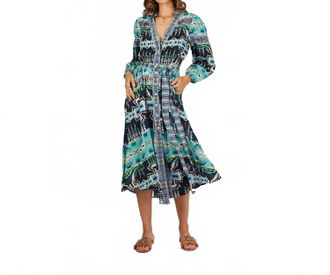 Rubyyaya Arizona Western Maxi Dress In Multi