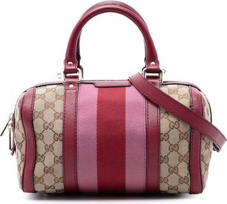 Gucci Pre-owned Gucci Small GG Canvas Web Joy Boston Bag Ladies BN1GX94G1L8NAS82