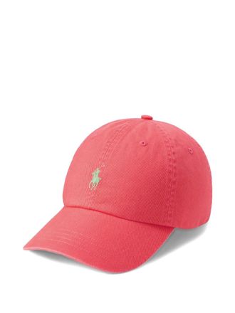 Polo Ralph Lauren logo-detail baseball cap - men - Cotton - One Size - Red