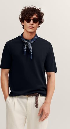 Bugatti Herren T-shirt elegant met ronde hals