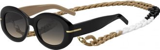 HUGO BOSS Womens -1521-N-S-0WM 1521 51 0WM Sunglasses - Black - One Size