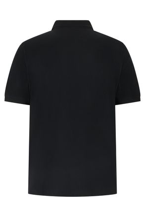 GANT Mens Short-Sleeve Polo Shirt Black Cotton T-shirts And Polos