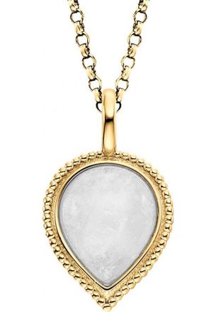 Engelsrufer Womens ERN-PUREDROP-MO-G Ladies Pure Moondrop Necklace - Gold Sterling Silver - One Size