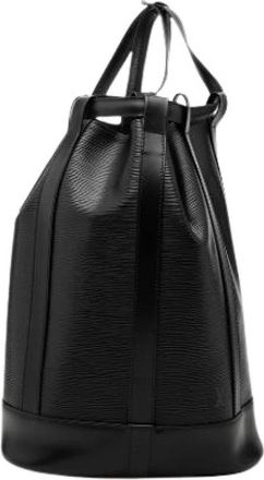Louis Vuitton Pre-owned Backpacks, female, Black, Size: ONE SIZE Pre-owned Randonnee PM