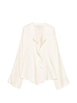 Forte_Forte Forte Forte Womens Silk Satin Shirt