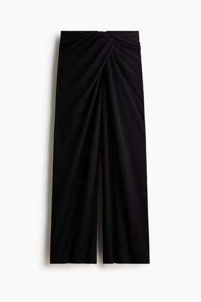 H&M Twisted-detail Trousers in Black at Nordstrom, Size Xx-Large