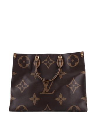 Louis Vuitton OnTheGo Reverse Monogram Giant GM tote bag - Brown