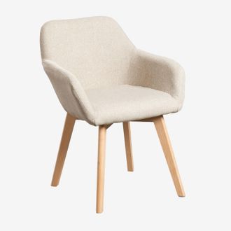 Sklum Sklum - Silla De Comedor Con Reposabrazos Ervi