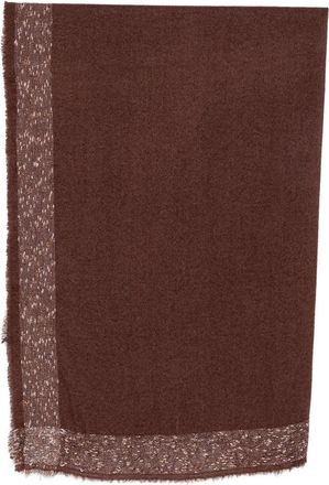Faliero Sarti Brunetta Fringed Boucl&eacute;-trim Scarf