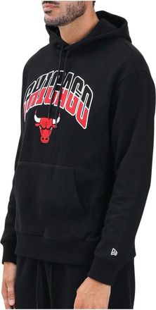 New Era Hoodies & sweatvesten, Heren, Zwart, XL, Katoen, Hooded Sweatshirt