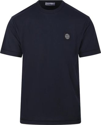 Stone Island V0020 SS T-Shirt - Heren - T-shirts - Blauw - M - Tops