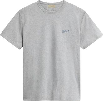Woolrich logo t-shirt - men - Cotton - 3XL - Grey