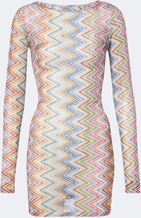 Missoni Vestido corto en zigzag