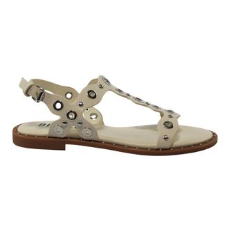 Bibi Lou Flat Sandals, female, Beige, Size: 10 US Flat Sandal