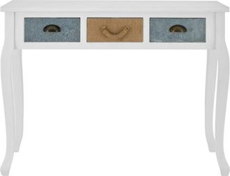 Premier Housewares Interiors by Premier Aesthetic Console Table, Sturdy and Durable Hallway Table, Aesthetic Style Console Table with a Drawer