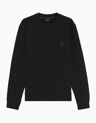 HUGO BOSS Mens Boss New WeStart Crew Sweat - Black - Size: 38
