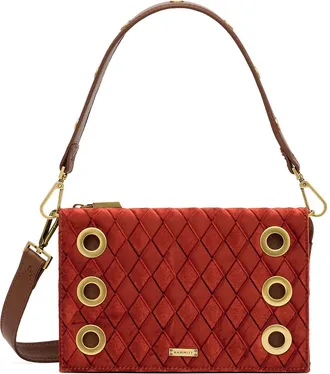 Hammitt Hammitt Montana Clutch Monarch Velvet Antique Gold Sml