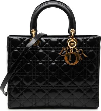 Dior Pre-owned Dior Large Lambskin Cannage Lady Dior Ladies U1ACZA6DPF9JC81D