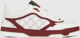 Gucci Mens Gucci Re-Web Sneaker, White, Leather
