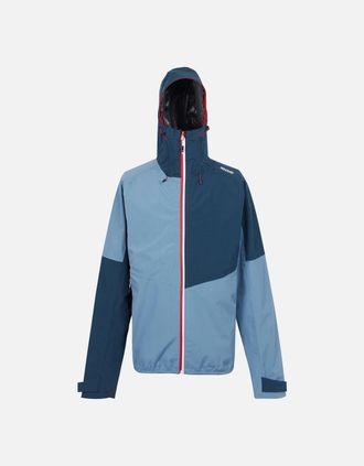 Regatta Mens Regatta Mens Deserto II Colour Block Waterproof Jacket - Blue - Size: 42/Regular