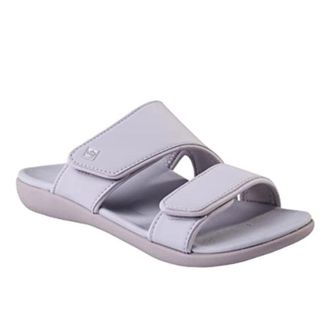 Spenco Kholo Nuevo Sandals Glacier Gray Slip-On Slide JZZ1238