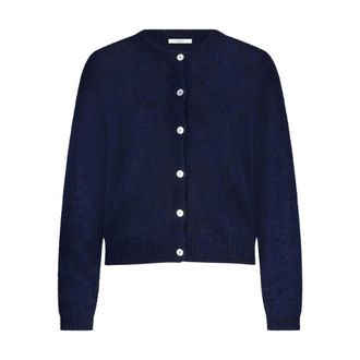 By-Bar Amsterdam Cleo Cardigan - Dames - Truien - Blauw - Maat: XS Wol