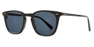 Garrett Leight GETTY II S BK-GM/LBLU Mens Sunglasses Black Size 48