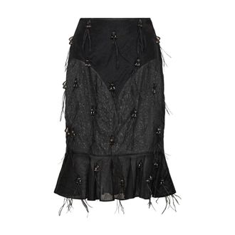 Giuseppe Di Morabito Giuseppe di Morabito Rokken - Dames - Rokken - Zwart - Maat: S Polyamide