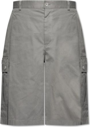 Dolce & Gabbana Cargo shorts - Heren - Korte Broeken - Grijs - 2XL - Katoen - Korte Broeken