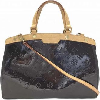 Louis Vuitton Tweedehands leren Louis Vuitton tassen - Dames - Vintage Handtas - Bruin - ONE Size - Leer - Vintage
