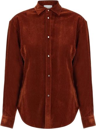 Nude Nude, Dames, Blouses & Shirts, Rood, Maat: XS