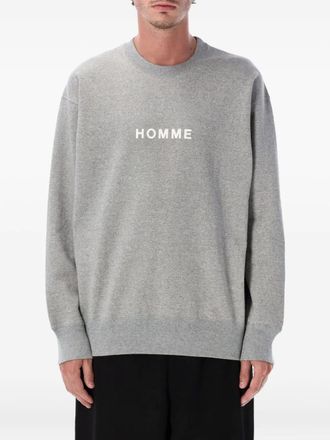 Comme Des Garçons Homme crew-neck sweatshirt - Grey
