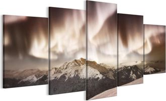 OEM Cuadro Sobre Lienzo Italiano De 100 X 50 Cm, Pent&aacute;ptico - Estilo Cl&aacute;sico - Naturaleza Cuadro Sobre Lienzo Italiano De 200 X 100 Cm, Pent&aacute;ptico - Estil
