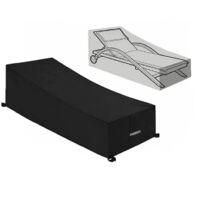 OEM Oferta Especial: Funda Protectora Impermeable, Resistente Al Viento Y A Los Rayos Uv, De Tela Oxford 210d, Para Tumbona, 210x75x40/80cm, Color Negro -