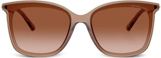 Michael Kors Zermatt sunglasses - women - Plastic - 61 - Brown